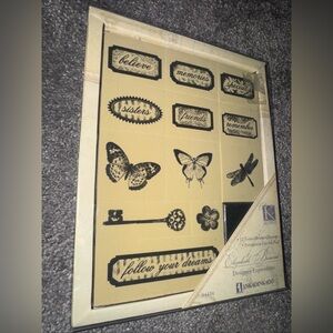 Inkadinkado Designer Expressions Foam Stamp Set Model 94434 by Elizabeth Brownd